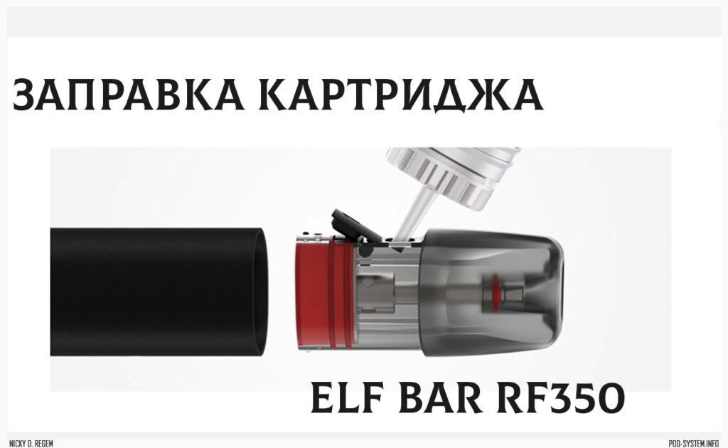 Elf Bar RF350 обзор заправка