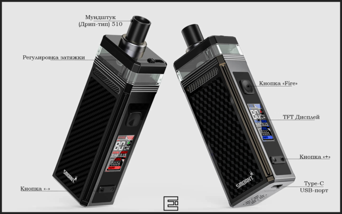 You are currently viewing Руководство пользователя Smoant Pasito 2 на русском