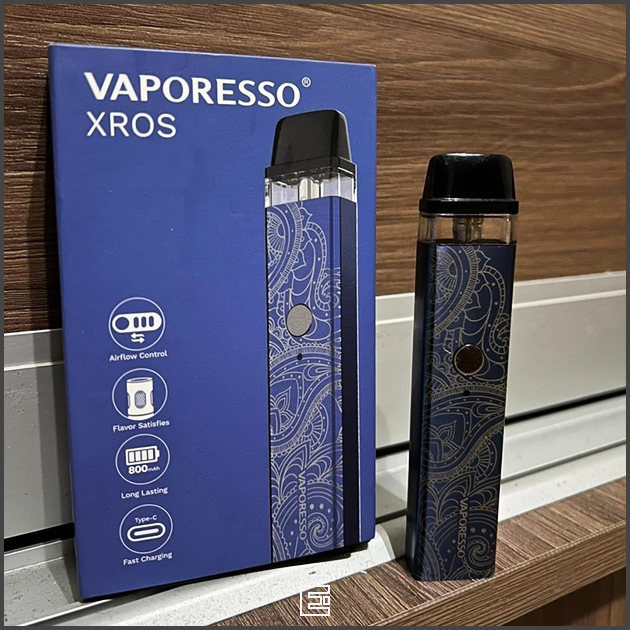 Vaporesso XROS 1 узоры голубой